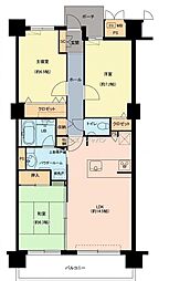 アレグレッタ宮崎南 3LDKの間取図画像