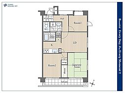 マイキャッスル小豆沢公園 3LDKの間取図画像