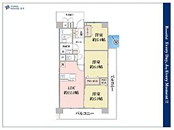 鎌倉町パーク・ファミリア 3LDKの間取図画像