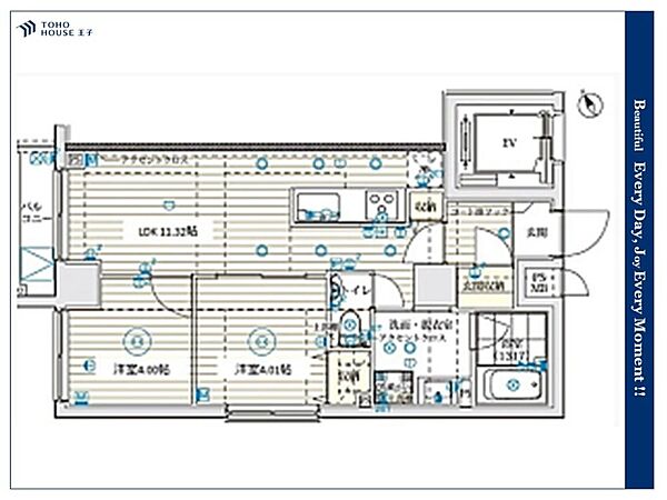間取りを拡大表示