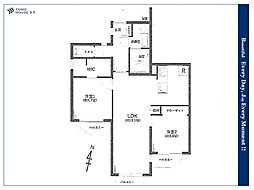 GSハイムときわ台 2LDKの間取図画像