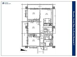 セザール本所吾妻橋 3LDKの間取図画像