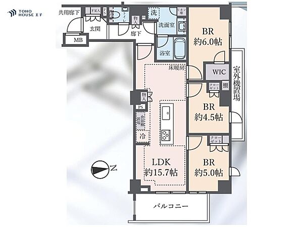 間取りを拡大表示
