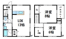 広島県福山市加茂町字中野2丁目44（賃貸アパート2SLDK・1階・67.07㎡） その2