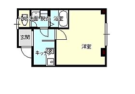 広島県福山市神辺町字十九軒屋242-1（賃貸マンション1K・3階・26.20㎡） その2