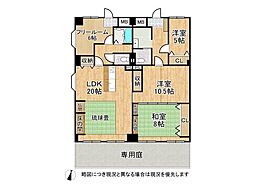 ビアライフ岡本 4LDKの間取図画像