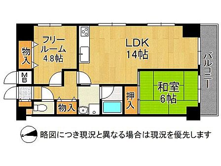 南東角部屋で陽当り良好な1LDK+Sのお住まいです!