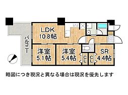 セントラルハイツ灘パート5 2SLDKの間取図画像
