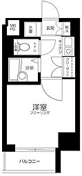 ヴェルステージ戸越 1Kの間取図画像