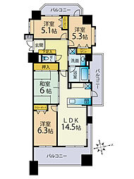 間取図画像 4LDK