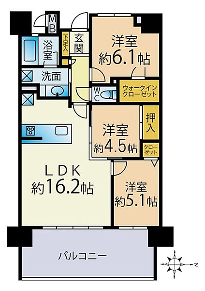 間取りを拡大表示