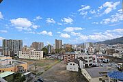 8階ならではの開放感あふれる眺望。