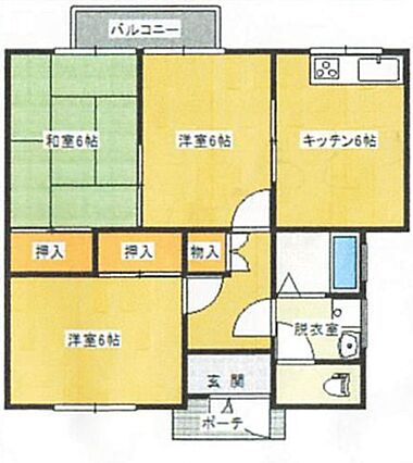 3DK×４戸