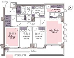 間取図画像 3LDK