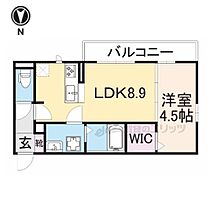 ええいろ 202 ｜ 大阪府東大阪市西堤学園町２丁目（賃貸アパート1LDK・2階・33.94㎡） その1