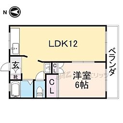 トリプルステーション菱屋西 2Kの間取図画像