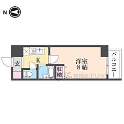 グラン・ドウ・ルイ 1Kの間取図画像