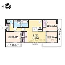 仮称ＤーＲＯＯＭ新家2丁目 206 ｜ 大阪府東大阪市新家２丁目（賃貸アパート3LDK・2階・67.77㎡） その2