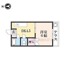 香里園パレスハイツ 101 ｜ 大阪府寝屋川市田井町（賃貸アパート1DK・1階・23.00㎡） その2