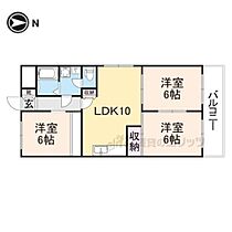 第6サンコウヒルズ北館 405 ｜ 奈良県生駒市小平尾町（賃貸マンション3LDK・4階・59.40㎡） その2