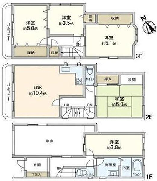 間取りを拡大表示