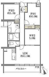 間取図画像 3LDK