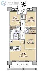間取図画像 3LDK