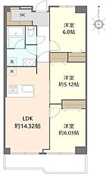 間取図画像 3LDK