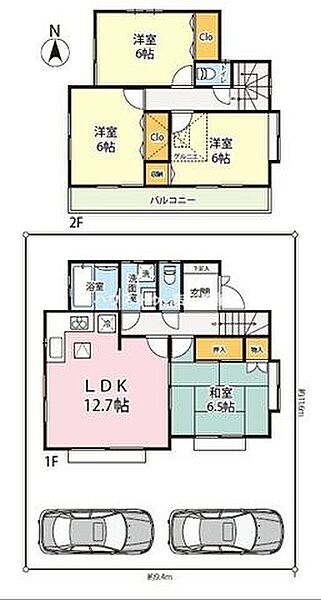 間取りを拡大表示