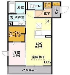 間取図画像 1LDK