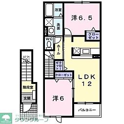 ルーナフィオーレ 2LDKの間取図画像