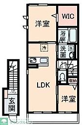 シャルマン 2LDKの間取図画像