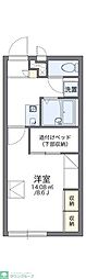 レオパレスサンシャイン2 1Kの間取図画像