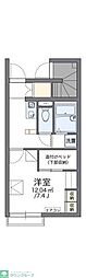 レオパレス幸手East-2 1Kの間取図画像