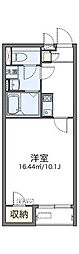 レオネクストリントアール 1Kの間取図画像