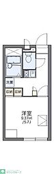 レオパレスfavorite 1Kの間取図画像