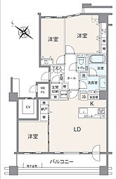 間取図画像 3LDK