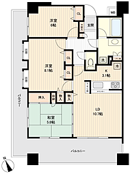間取図画像 3LDK