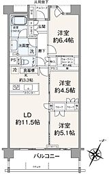 間取図画像 3LDK