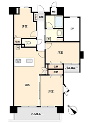 間取図画像 3LDK