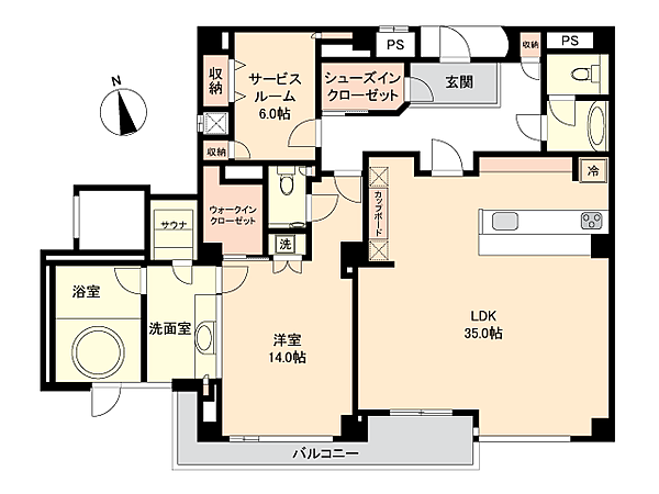 間取りを拡大表示