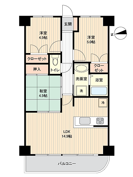 間取りを拡大表示