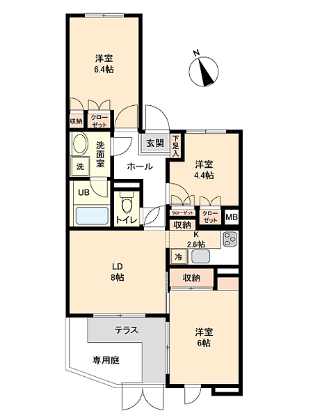 間取りを拡大表示