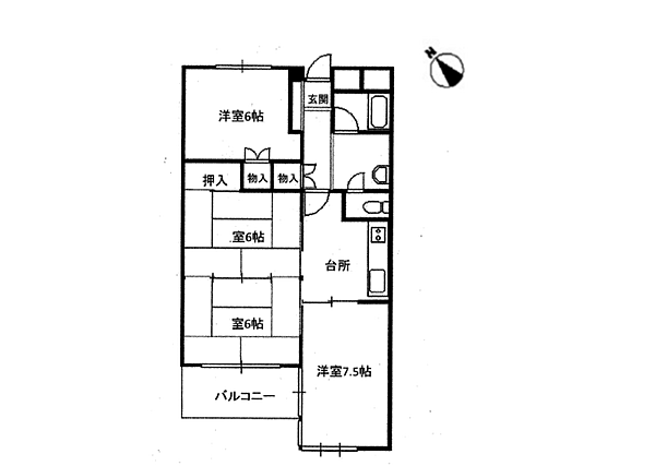 間取りを拡大表示