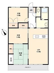 メゾン光洋白子駅前 3LDKの間取図画像