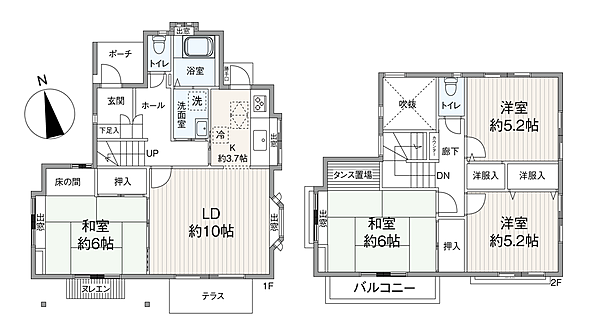 間取りを拡大表示