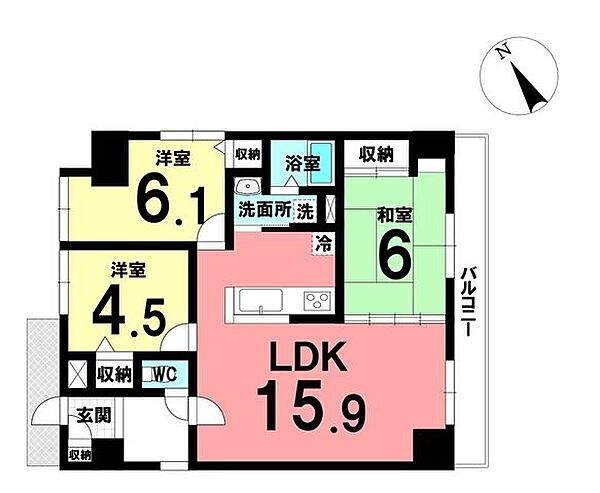 間取りを拡大表示