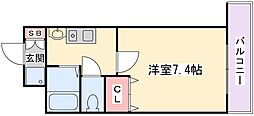 間取図画像 1K