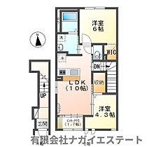 グリーンハーベスト 201 ｜ 兵庫県加東市喜田2丁目1-1（賃貸アパート2LDK・2階・56.18㎡） その2