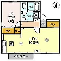 ロイヤル ガーデン・B 101 ｜ 福井県小浜市松ヶ崎2丁目7-14（賃貸アパート1LDK・1階・52.72㎡） その2